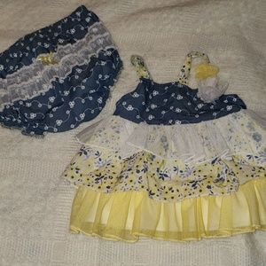 Little Lass dress with diaper cover